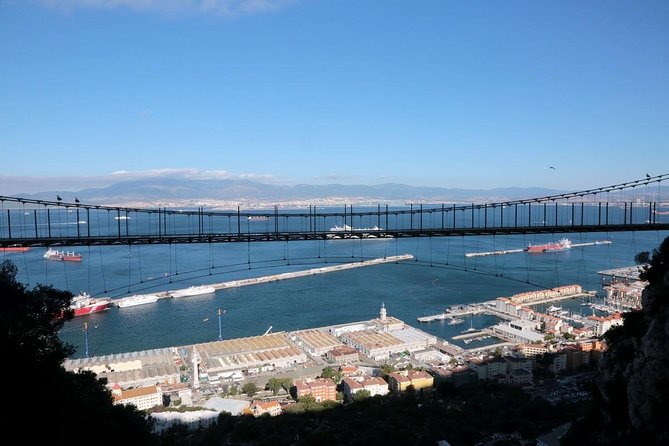 Gibraltar Skywalk & Suspension Bridge Tour 1.45hrs - Windsor Suspension Bridge: engineering views over a gorge